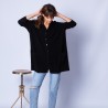 Loose-fit, cashmere jacket with buttons — Gaston