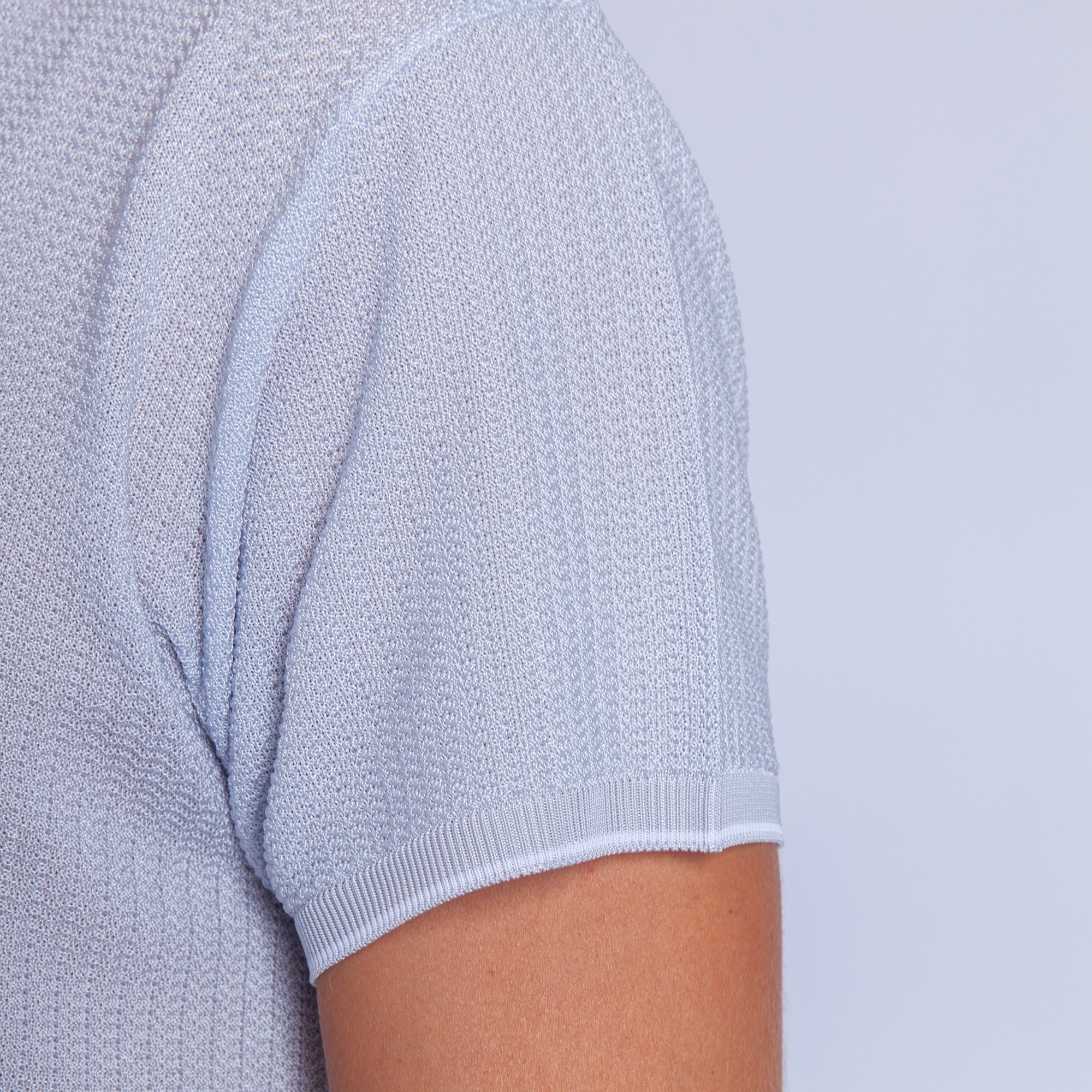 Polo fantaisie Fil Lumière Loic 8999 argent - 11 gris clair