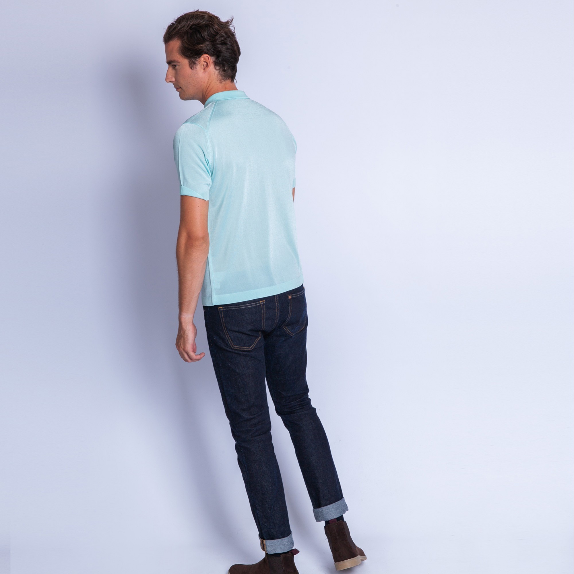 Polo shirt made of Fil lumière Vadim