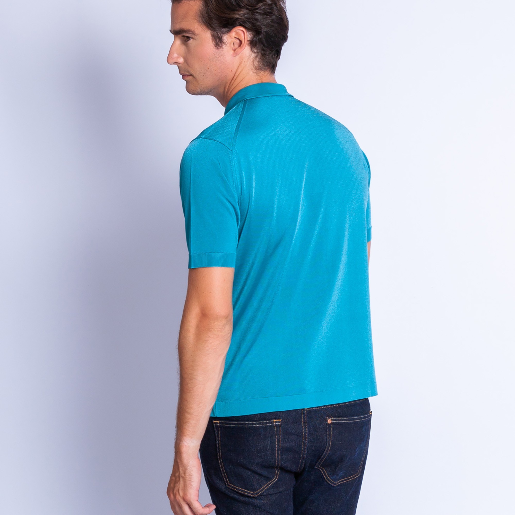 Polo shirt made of Fil lumière Vadim