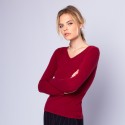 V collar cashmere jumper - Eniva