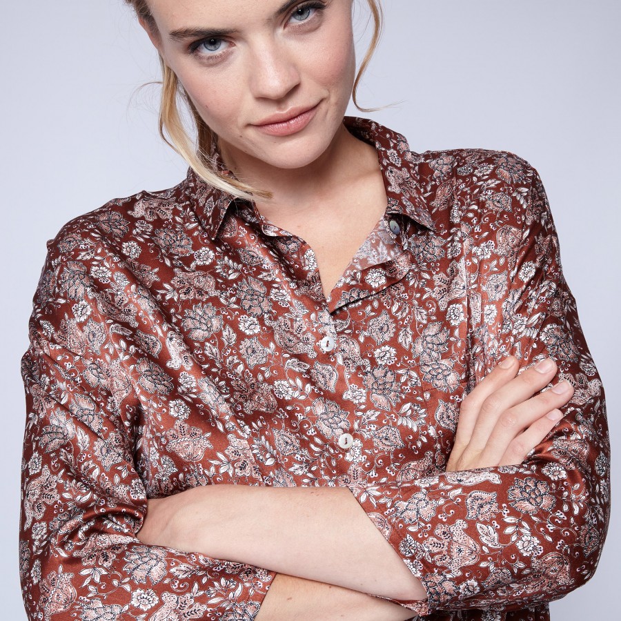 Silk shirt-dress by Maison Montagut & Maison Martin Morel - Gaspar