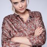 Robe chemise en soie - Gaspard 6372 Safran - 15 Orange