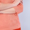 Polo en Fil Lumière - Murielle 8040-25 Rose moyen