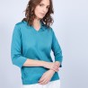 Polo shirt made of Fil Lumière - Murielle