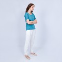 Polo femme Fil Lumière - Marie 8522 Menthe-22 Vert moyen