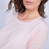 Polo femme Fil Lumière - Marie 8777 Nymphe-24 Rose clair