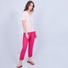 Polo en Fil Lumière manches 3/4 - Mélissa 8777 Nymphe-24 Rose clair