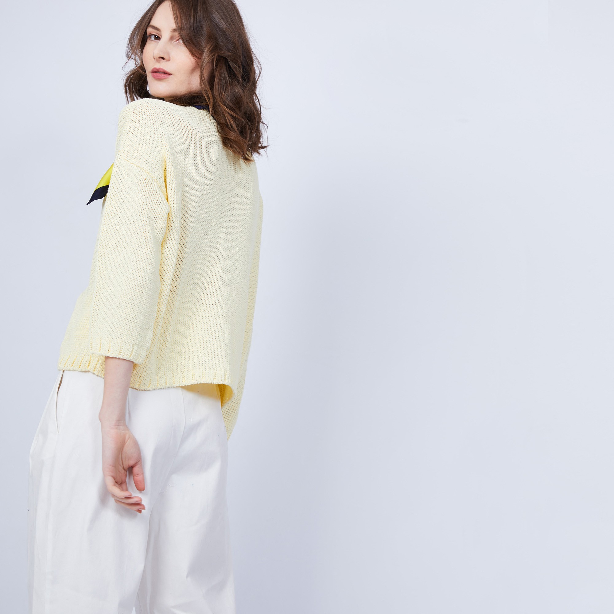 Gilet large - Colette 6462 mimosa - 08 Jaune