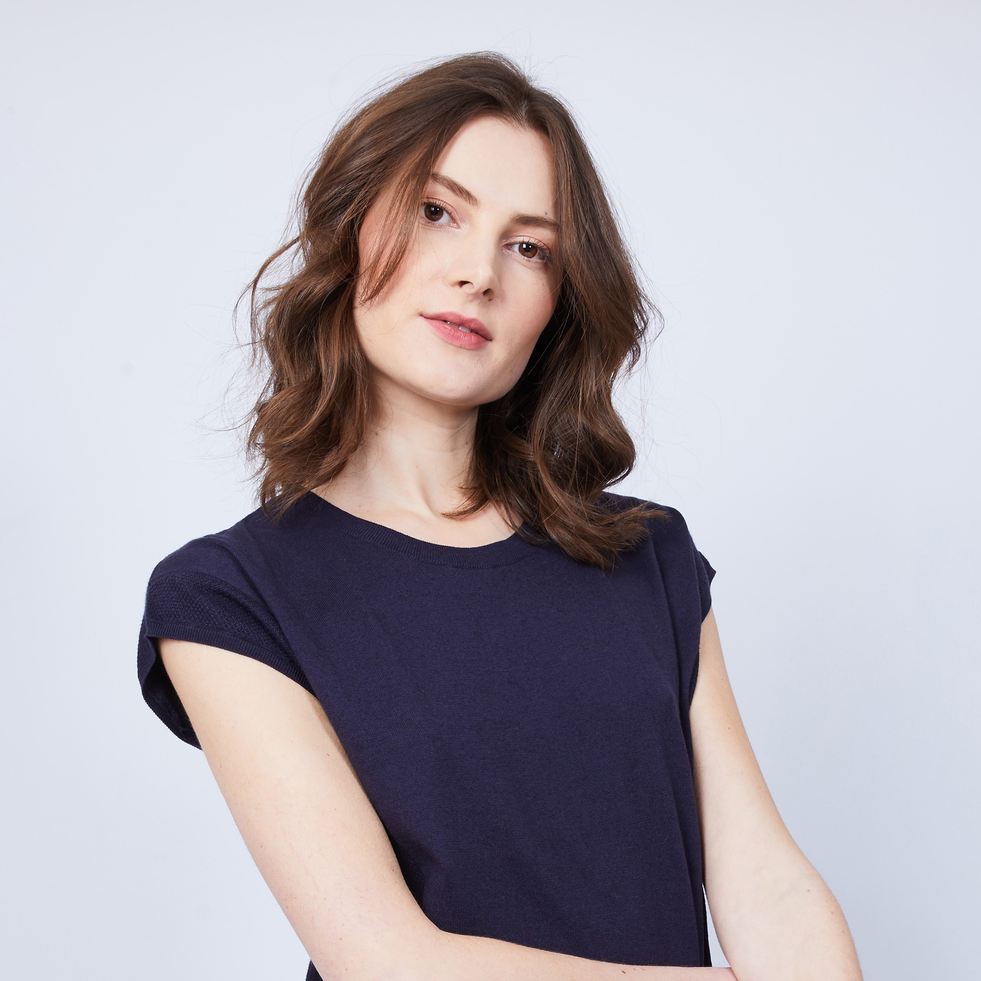 T-shirt en cachemire sans manches - Hato