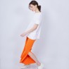 Pantalon large en coton - Jaguar 6470 tangerine - 15 Orange