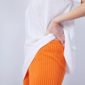 Pantalon large en coton - Jaguar 6470 tangerine - 15 Orange
