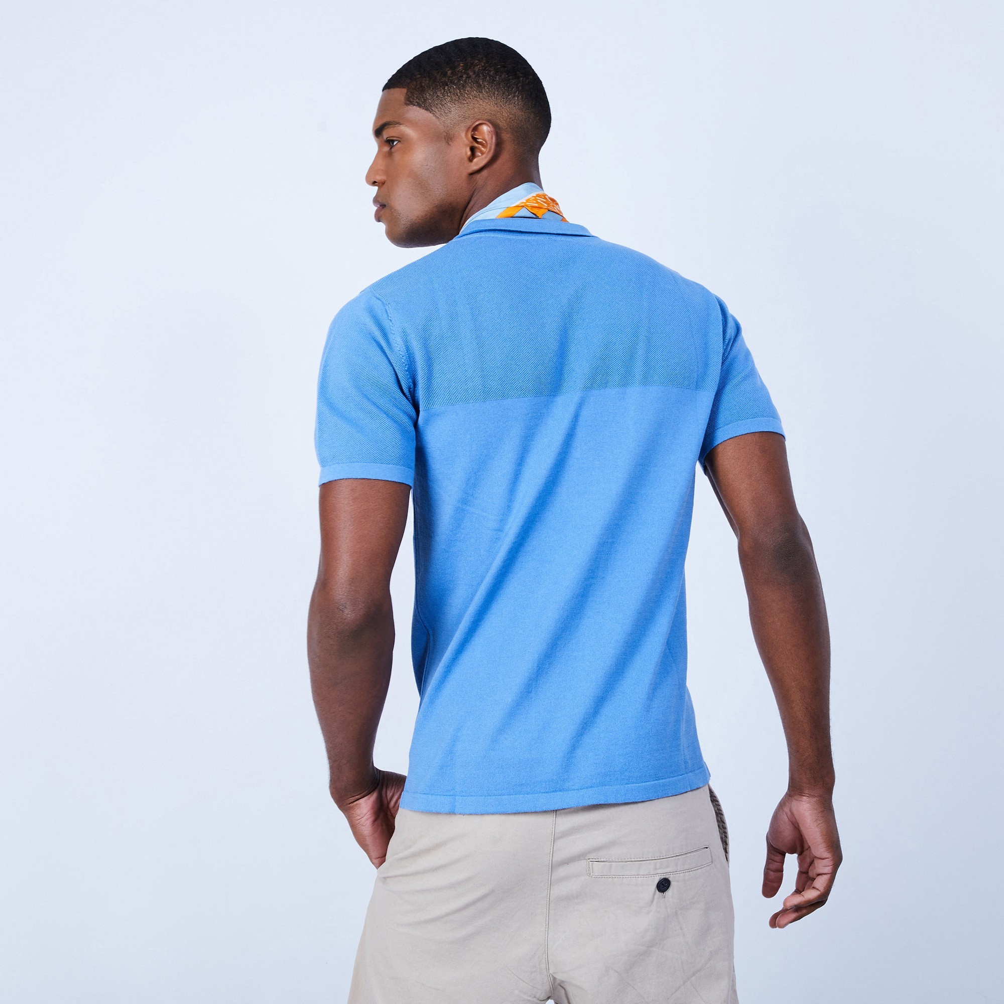 Polo en coton - Laurel 6441 calypso - 06 Bleu moyen