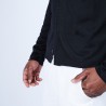 Chemise manches longues en Fil Lumière - Lazar 6410 noir - 01 Noir