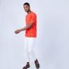 T-shirt en coton - Leonard 6483 ardent - 15 Orange