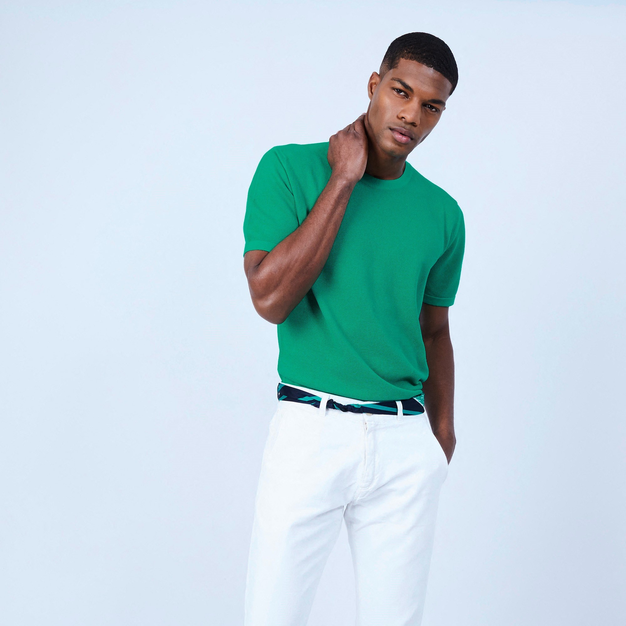 T-shirt en coton - Leonard 6450 tropique - 22 Vert moyen