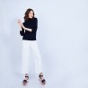 Polo neck jumper in merino wool - Elisa 