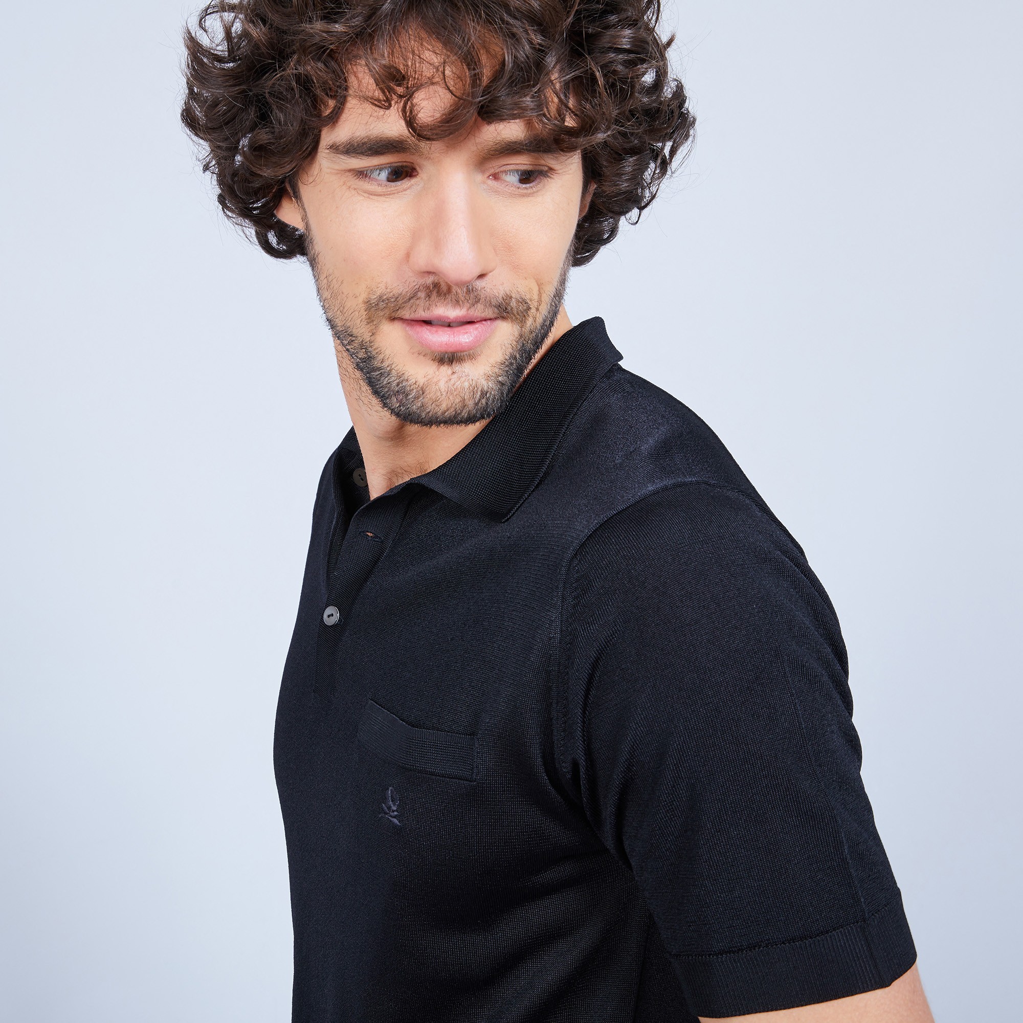 Polo shirt made of Fil lumière Vadim