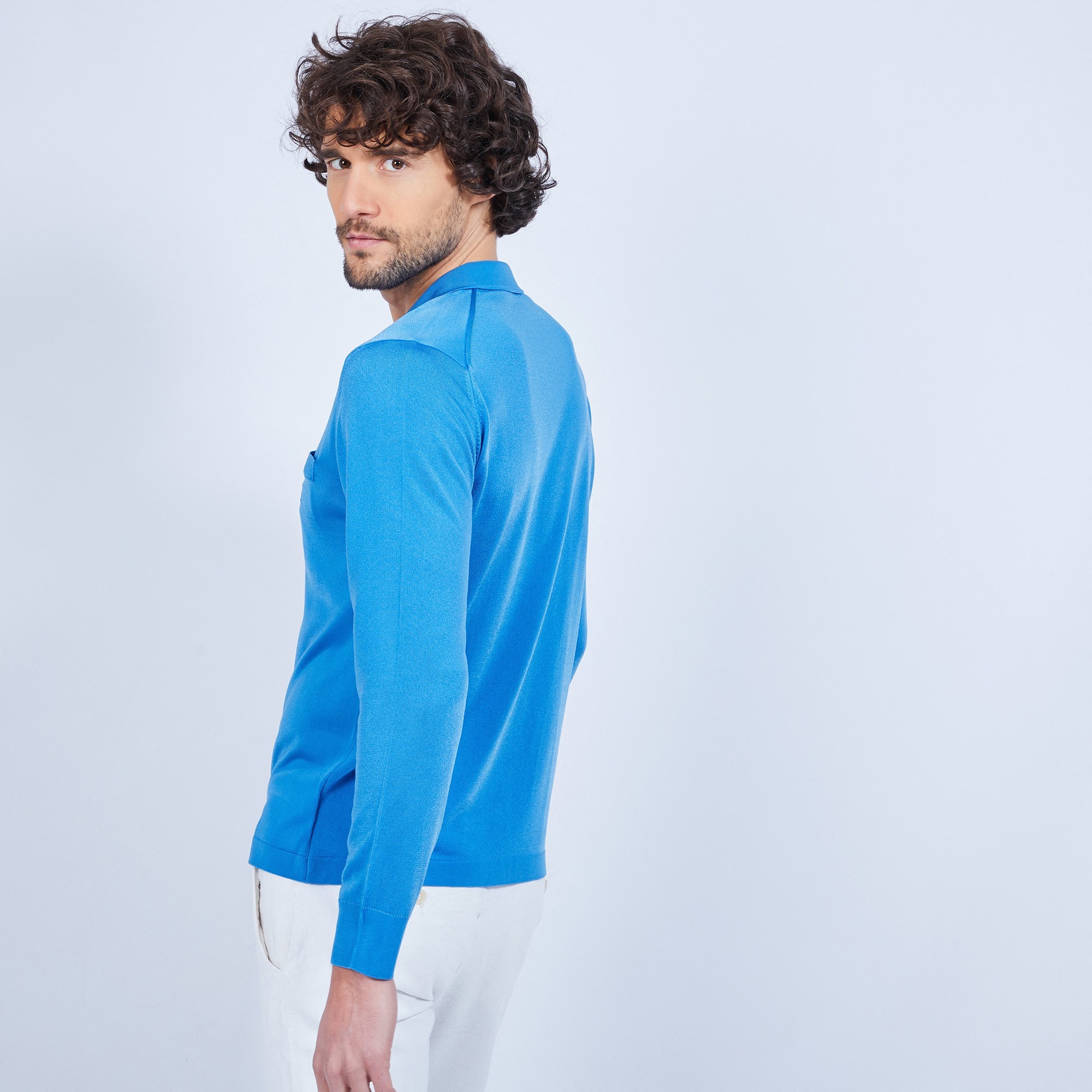 Long sleeves shirt made of fil lumière Boris