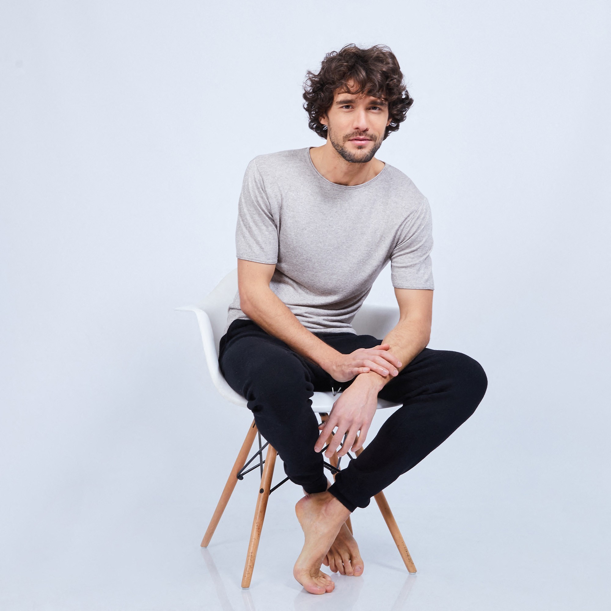 Bamboo and cashmere t-shirt - Haloa
