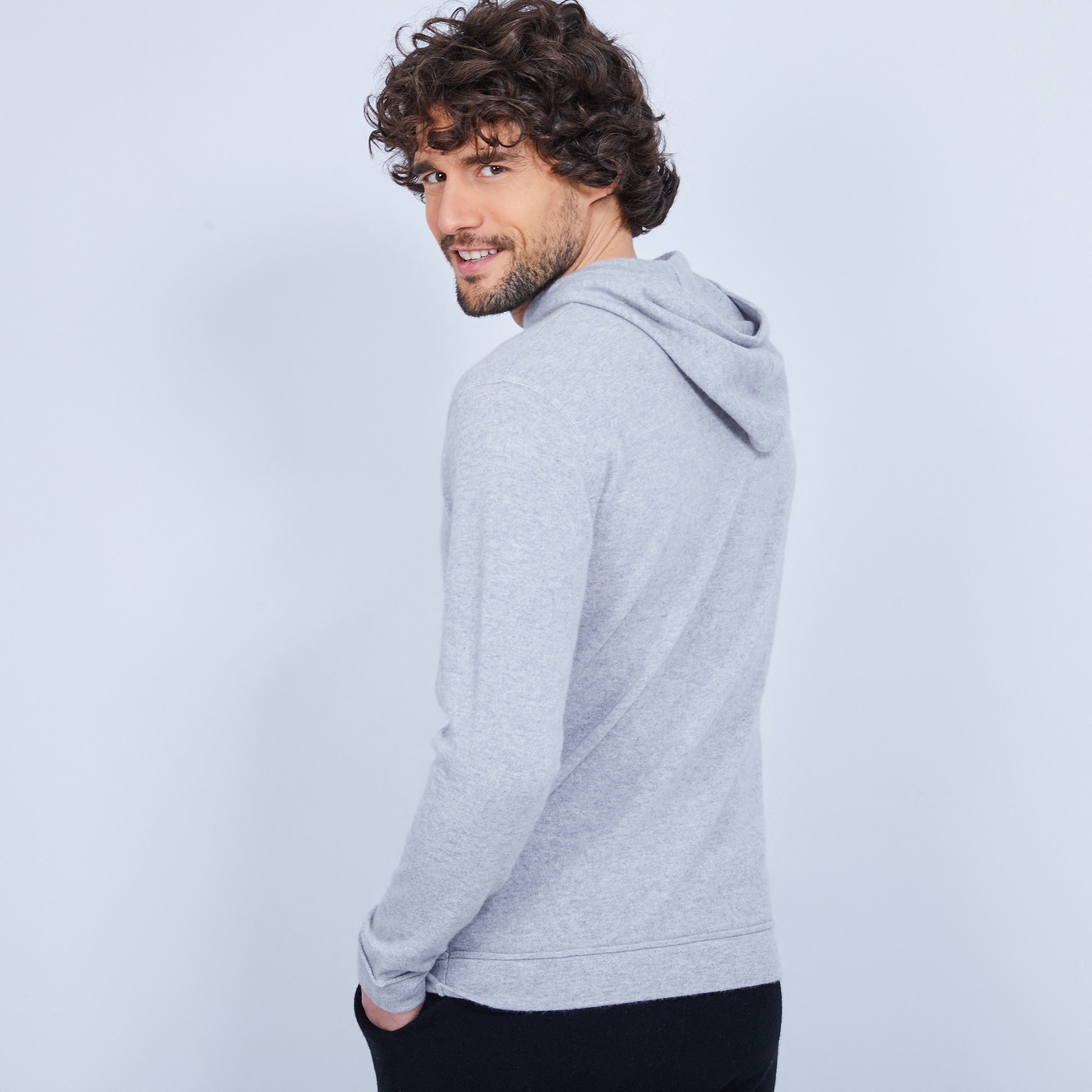 Cashmere hoodie - Harper 6340 Marine - 05 bleu marine
