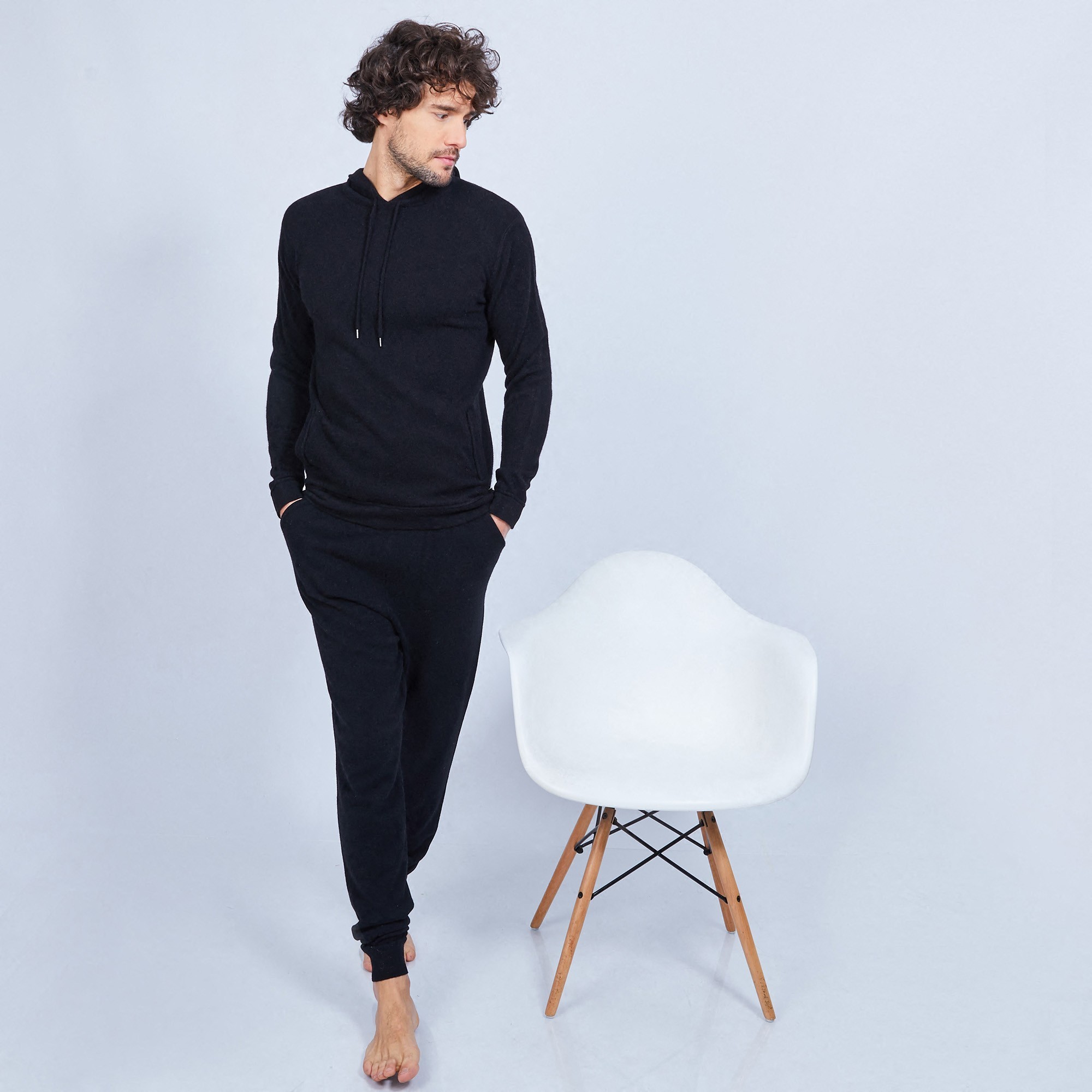 Cashmere hoodie - Harper 6340 Marine - 05 bleu marine