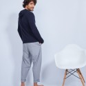 Cashmere hoodie - Harper 6340 Marine - 05 bleu marine