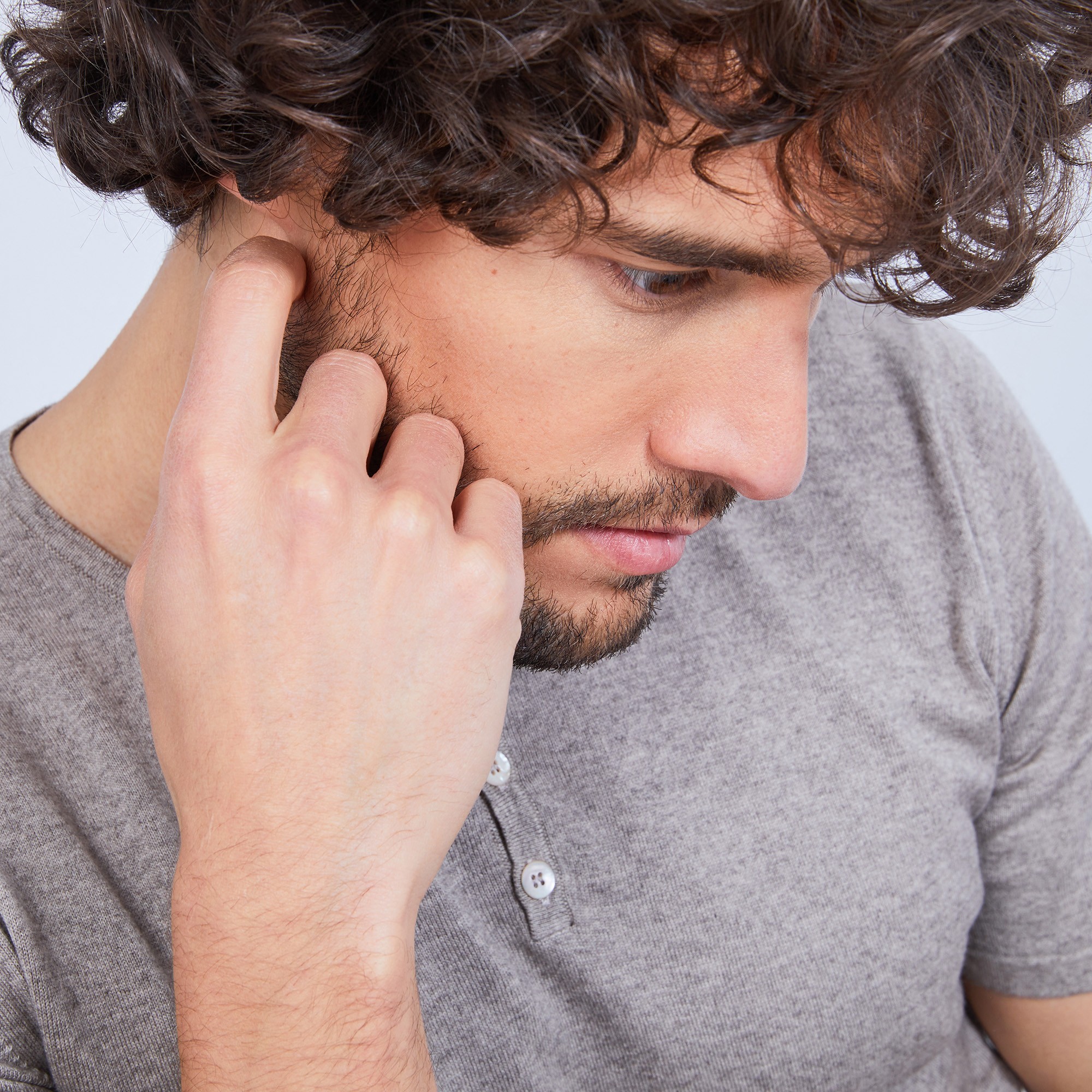 Cotton and cashmere T-shirt with Tunisian collar - Harumi