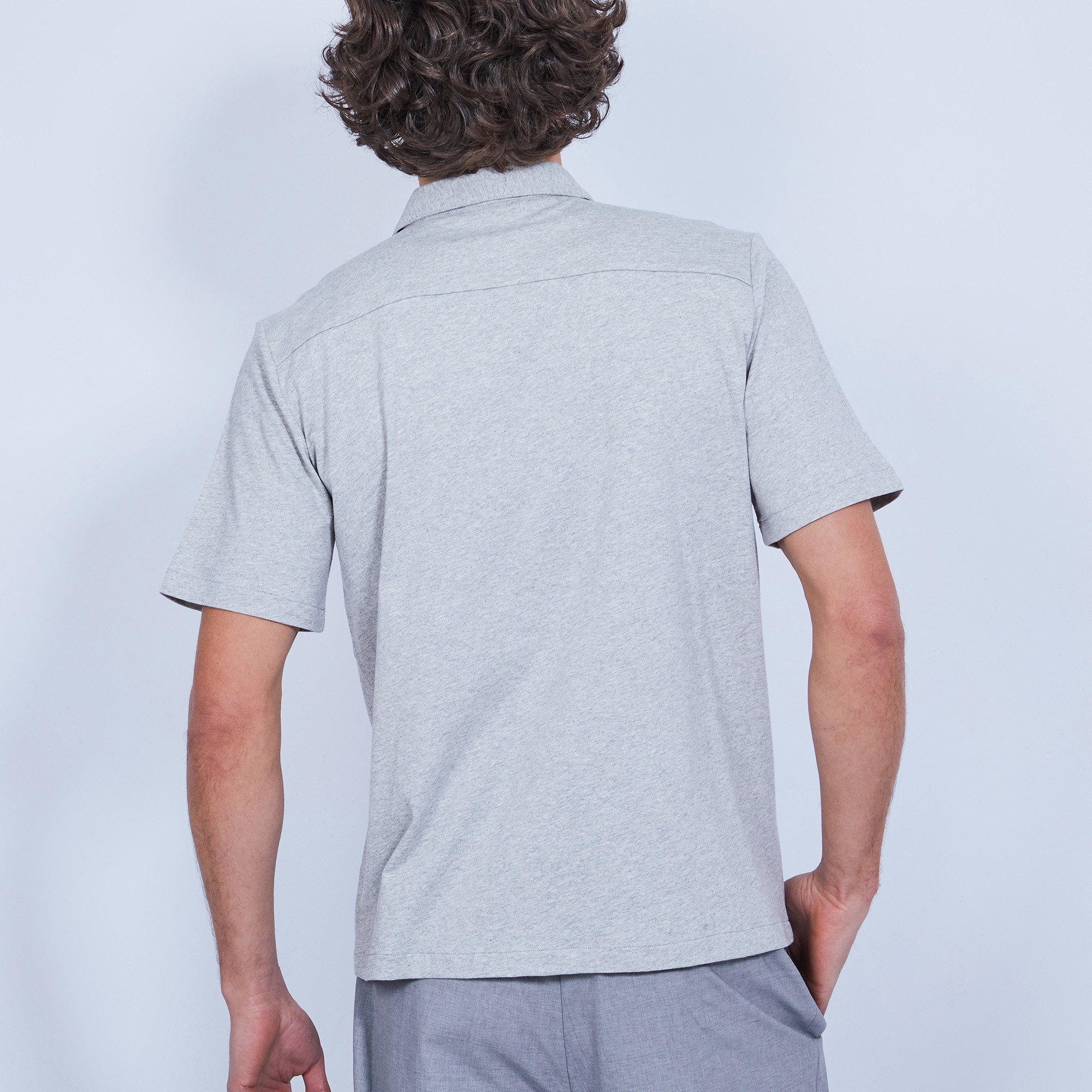 Chemise manches courtes en coton - Laurier