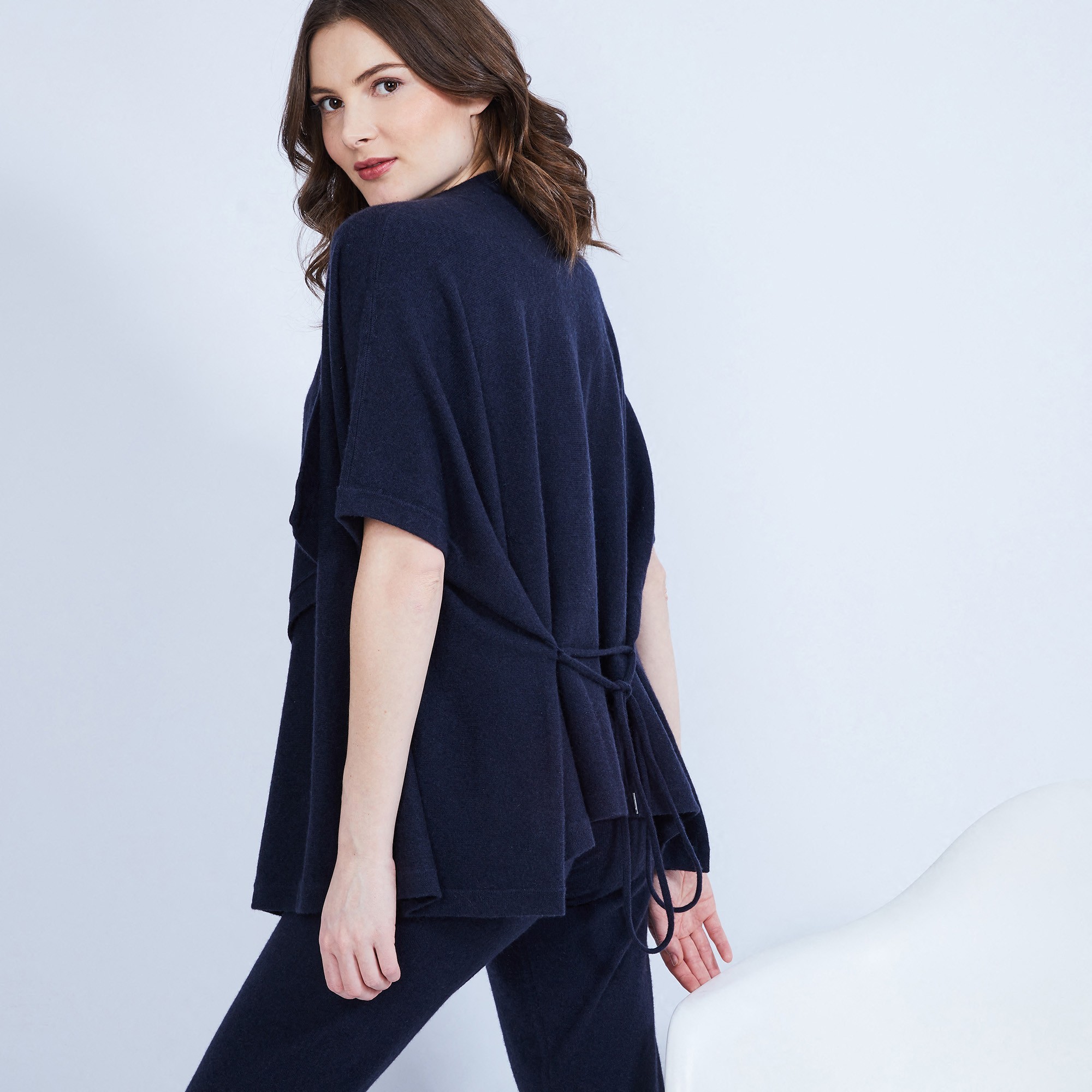 Sleeveless kimono cardigan – Harriet