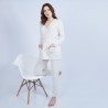 Gilet avec poches en cachemire - Hazel 6360 perle - 82 écru
