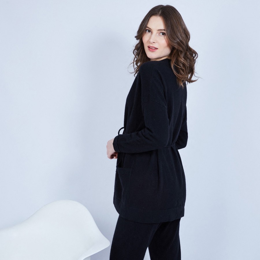 Colete de cashmere com bolsos - Ouria