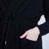 Gilet avec poches en cachemire - Hazel 6410 noir - 01 noir