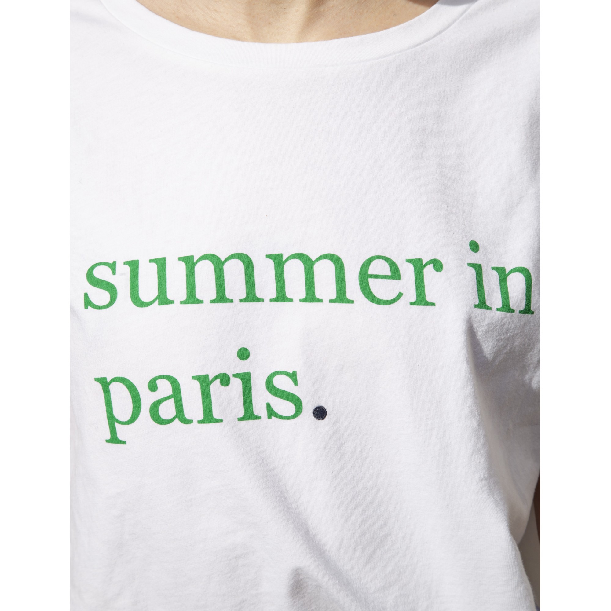 T-shirt femme Maison Montagut x Cuisse de Grenouille 02 blanc