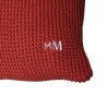 Coussin avec noeud en coton bio - Kansas
