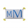 Coussin avec noeud en coton bio - Kansas