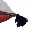 Coussin avec noeud en coton bio - Kansas