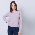 Pull col V Aristote 6186 poudre - 16 Violet clair