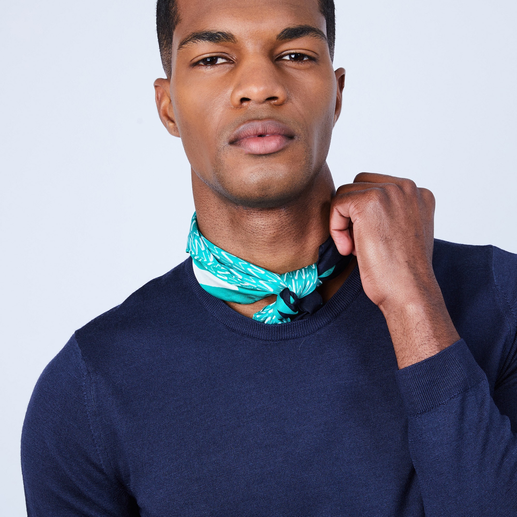 Pull col rond en laine - Luciano