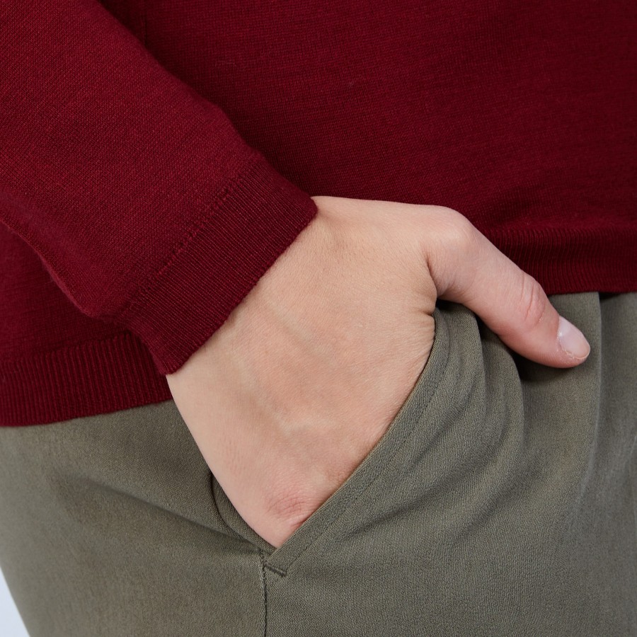 V-neck jumper in merino wool - Arya