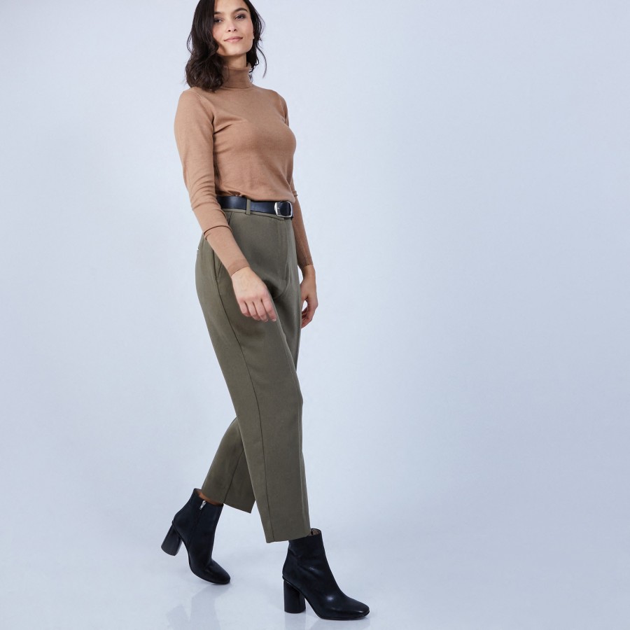 Pull col roulé en laine mérinos - Beha