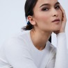 Pull col rond en laine mérinos - Berenice 6600 blanc - 02 Blanc