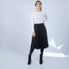 Pull col rond en laine mérinos - Berenice 6600 blanc - 02 Blanc