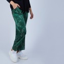 Pantalon en soie Maison Martin Morel 6749 - 21 vert foncé 