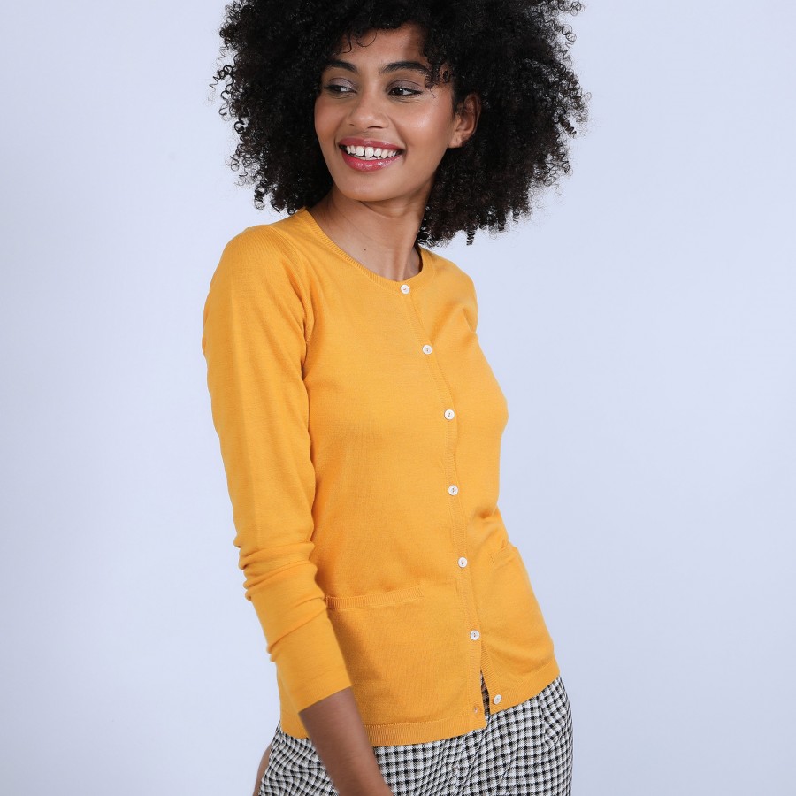 Cardigan de lã merino - Belita