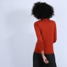 Gilet en laine mérinos - Belita 6682 tomette - 46 Marron clair