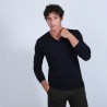 Pull col V en laine mérinos - Badyss