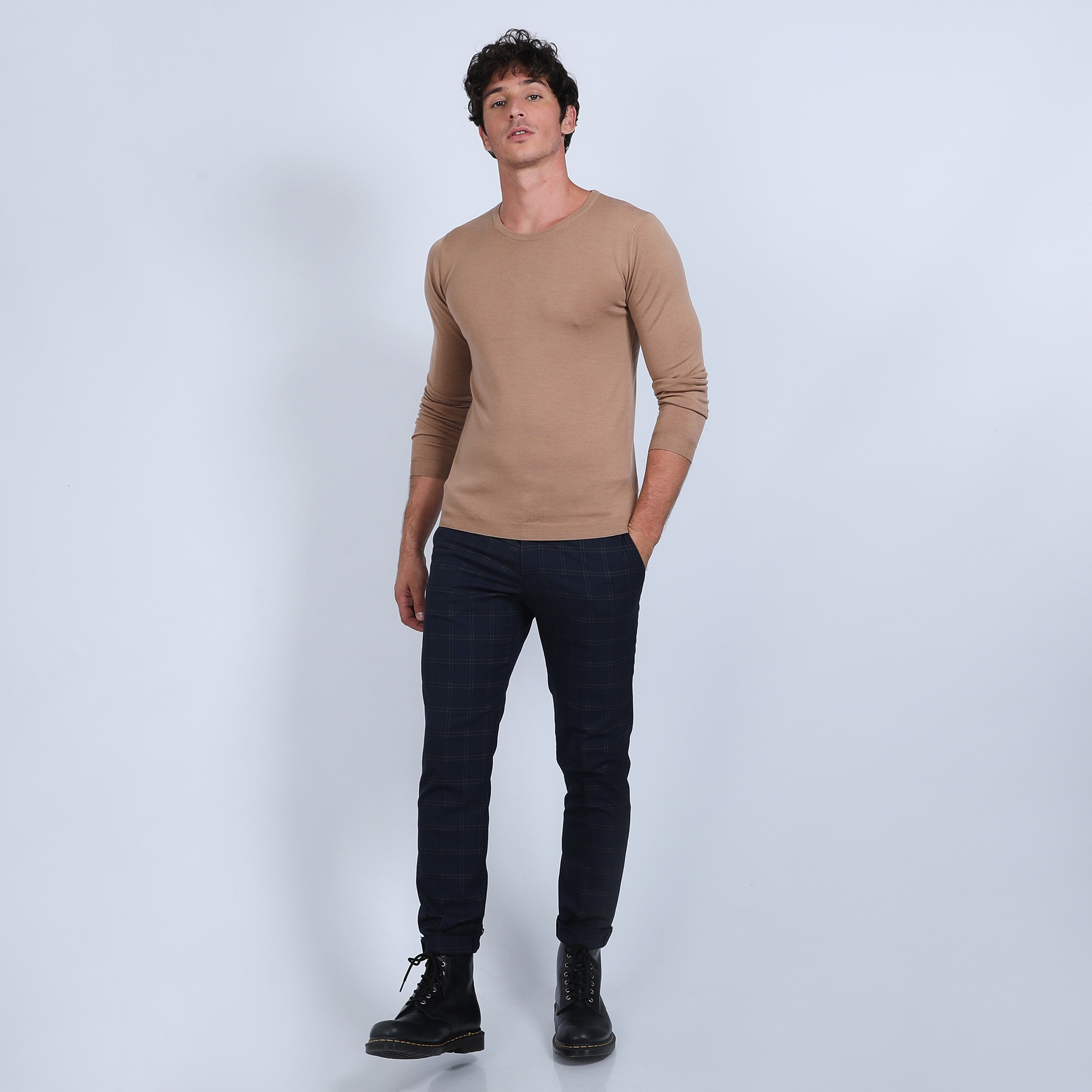 Pull col rond en laine mérinos - Bardem