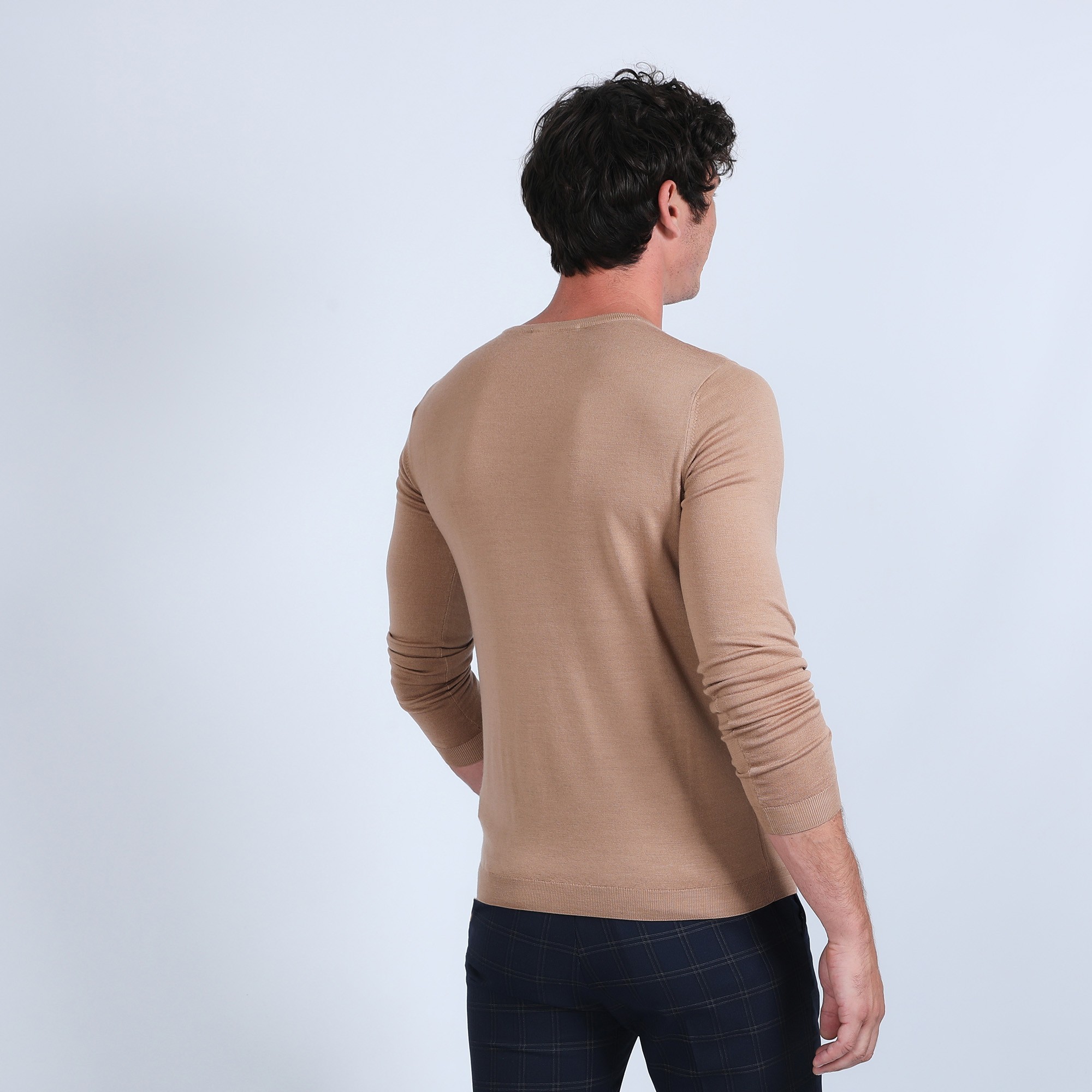 Pull col rond en laine mérinos - Bardem