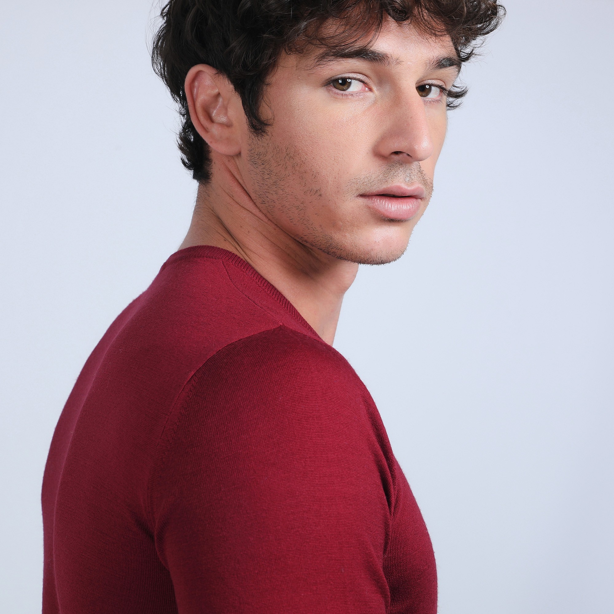 Pull col rond en laine mérinos - Bardem